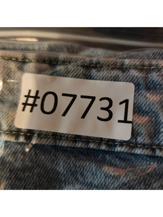 H&M Jeans Womens 8 Divided Blue Stretch Denim Button Fly Straight - Picture 13 of 13